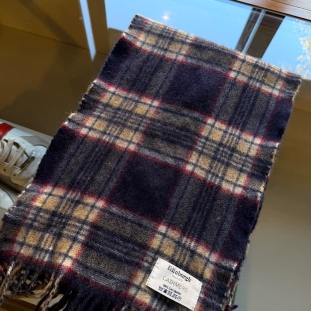 에딩브루 캐시미어 머플러 