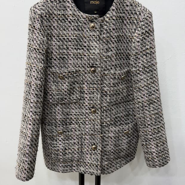 정품) 마쥬 여성 트위드 자켓 36