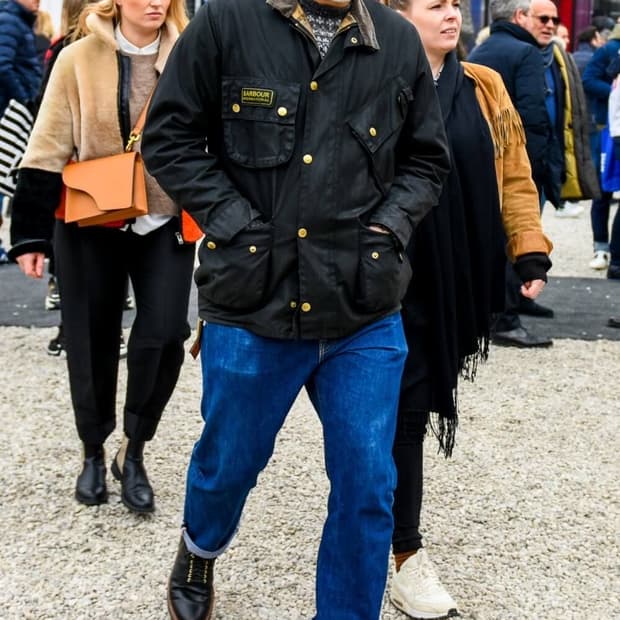 바버 / A7 인터네셔널 자켓 블랙 / 38