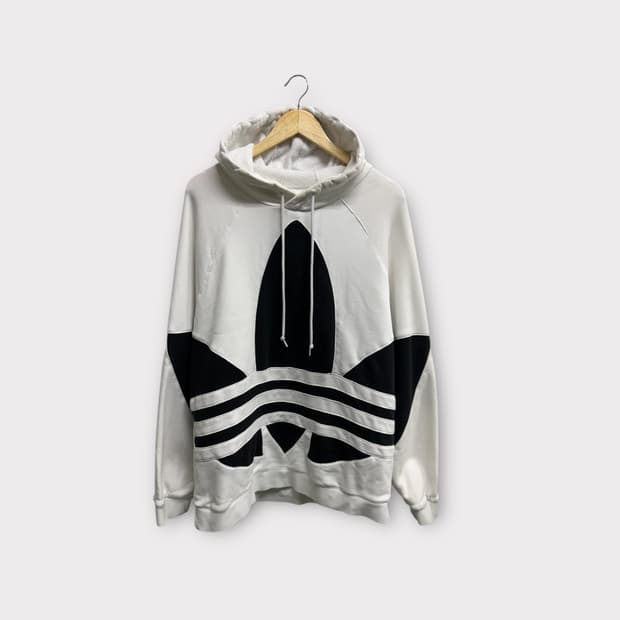 아디다스 빅로고 후드티 2XL 