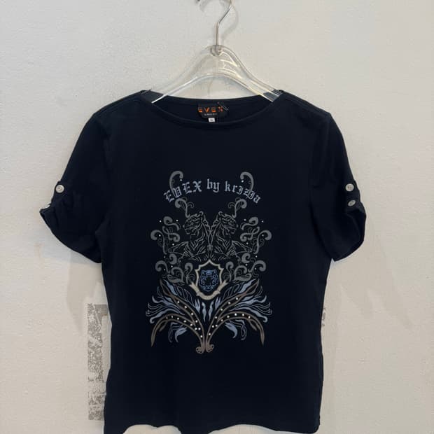 Krizia Evex Black T-shirt