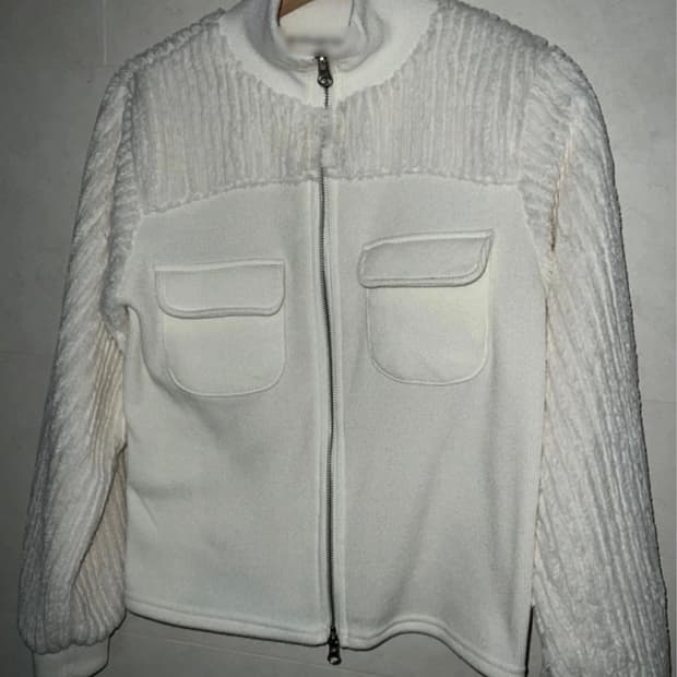 투웨이 니트 집업