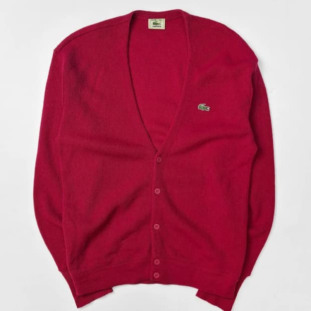 라코스테 90s 서광 니트 가디건 PN5310