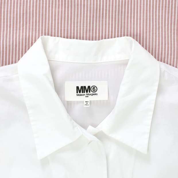 MM6 maison margiela 메종 마르지엘라 빈티지 화이트 스트라
