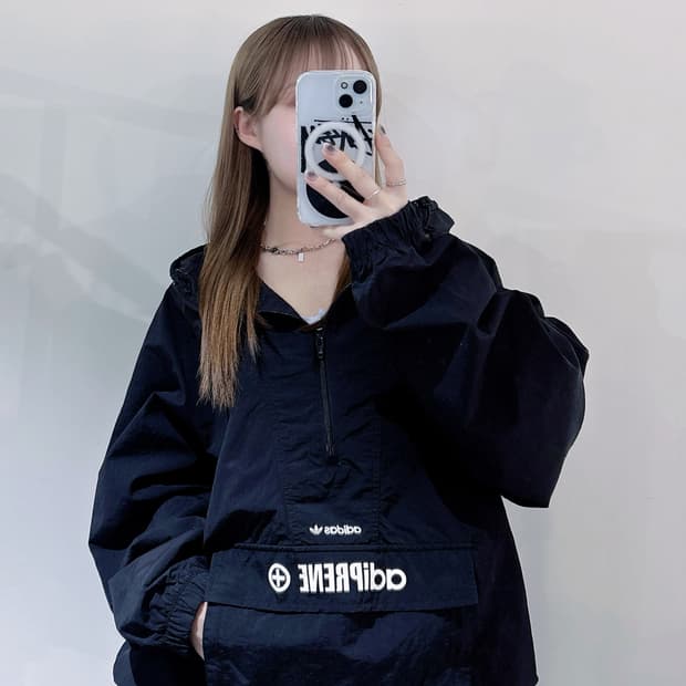 아디다스 오리지널 우븐 아노락