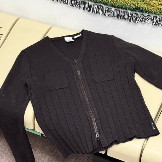 알마니 익스체인지 집업 가디건/N104