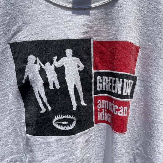 2005 그린데이 American Idiot 투어 티셔츠