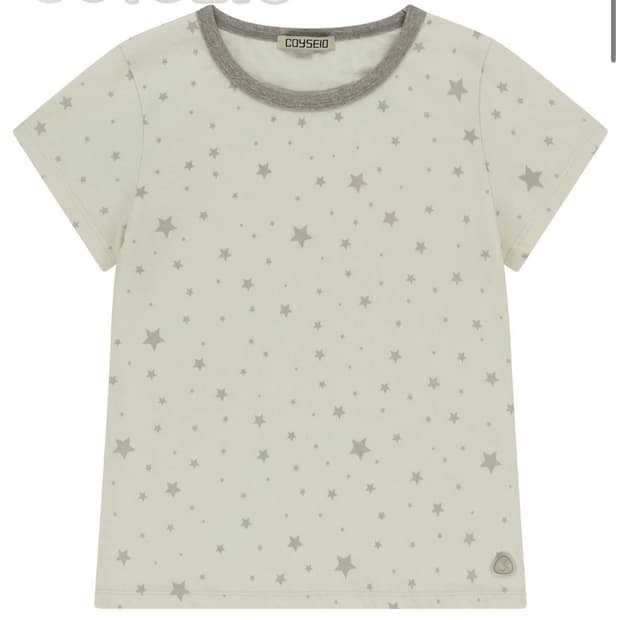 코이세이오 MILKY STAR T-SHIRT IVORY