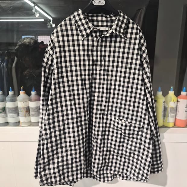 L/105) 247 시리즈 깅엄체크 셔츠 팝니다