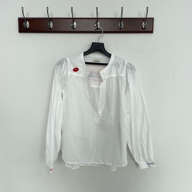 이자벨마랑 코튼 에스닉 쿼터 셔츠