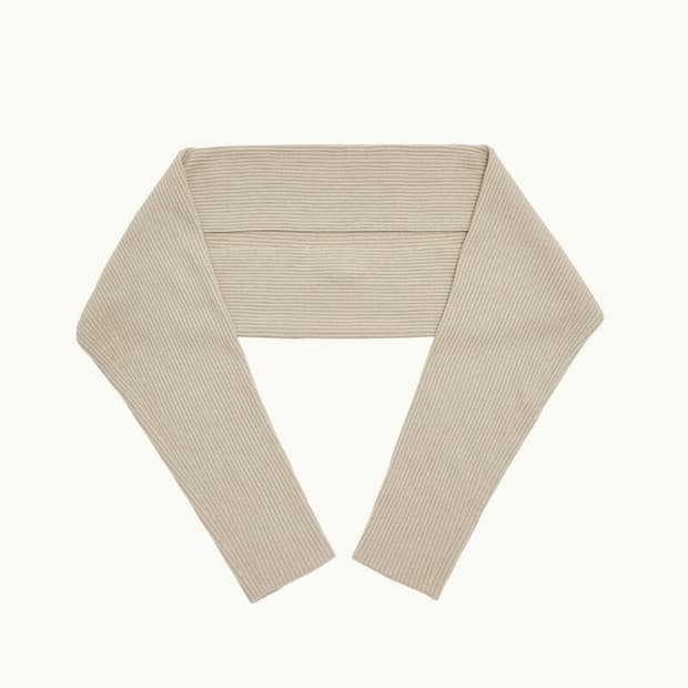 아모멘토 니트 볼레로 아이보리