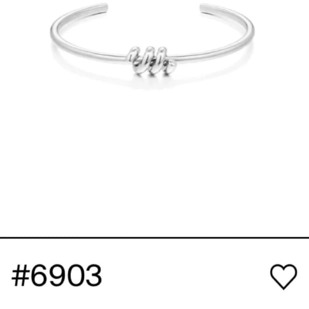 넘버링 팔찌 #6903 