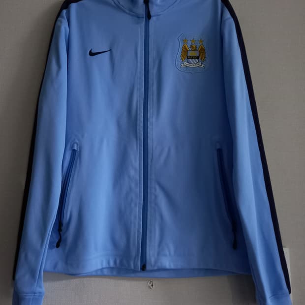 나이키 대장급 맨시티 유니폼 MCFC 트랙탑 저지 져지집업 95/M