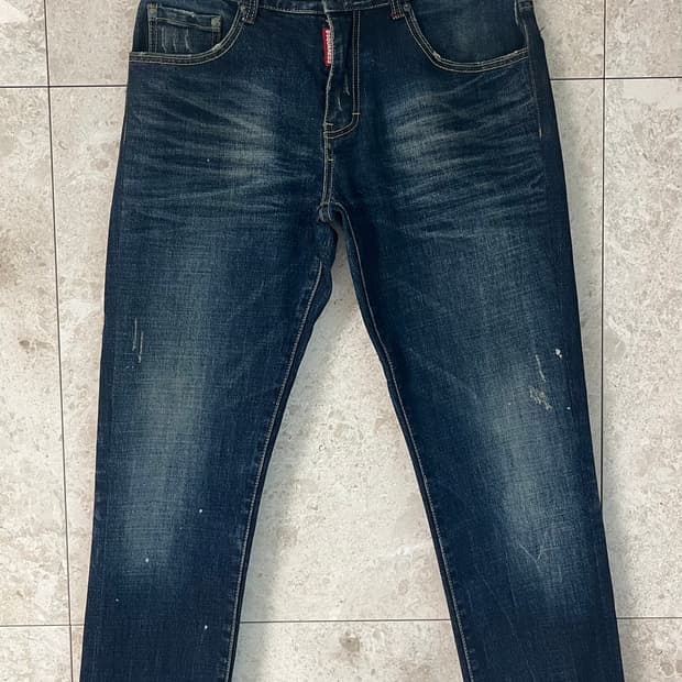 디스퀘어드2 남성 데미지 워싱 청바지 48(31-32인치) 정품