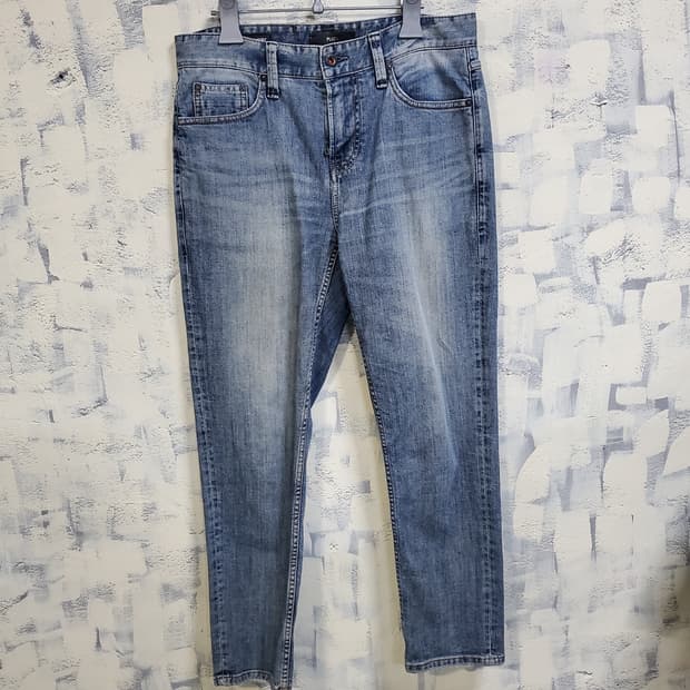 플랙 데님 청바지 