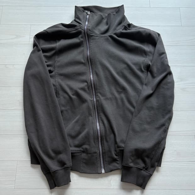 릭오웬스 바우하우스 사선 집업 자켓 XL