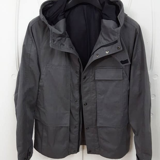 알레그리 남성 그레이 코튼 자켓 100