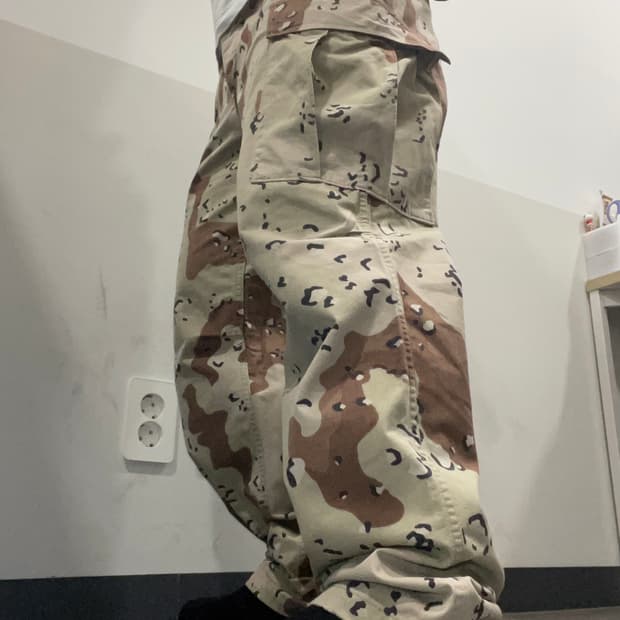 90s U.S Army Desert camo BDU 초코칩 팬츠