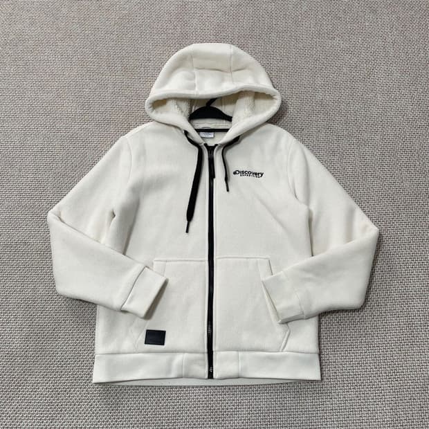디스커버리 여성 후리스 후드집업