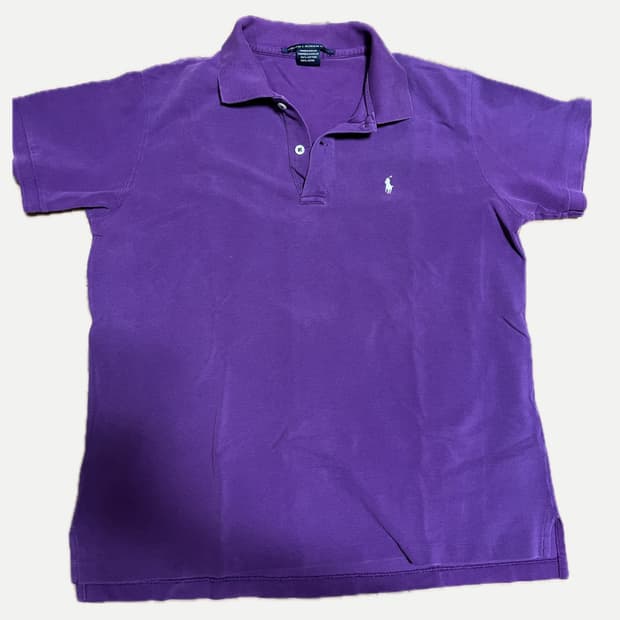 폴로랄프로렌 보라색 반팔카라티