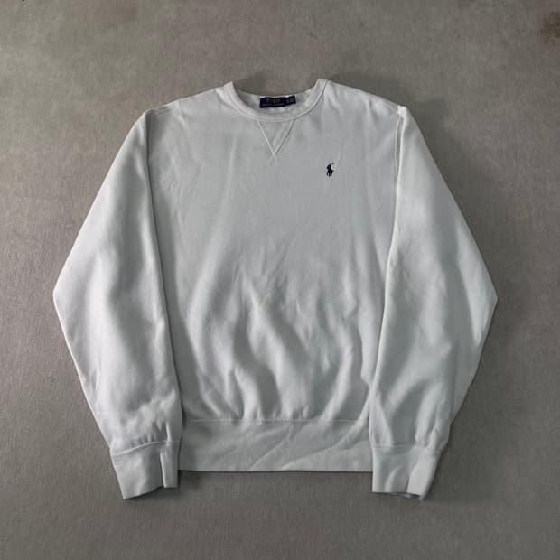 105 폴로랄프로렌 신형 화이트 맨투맨