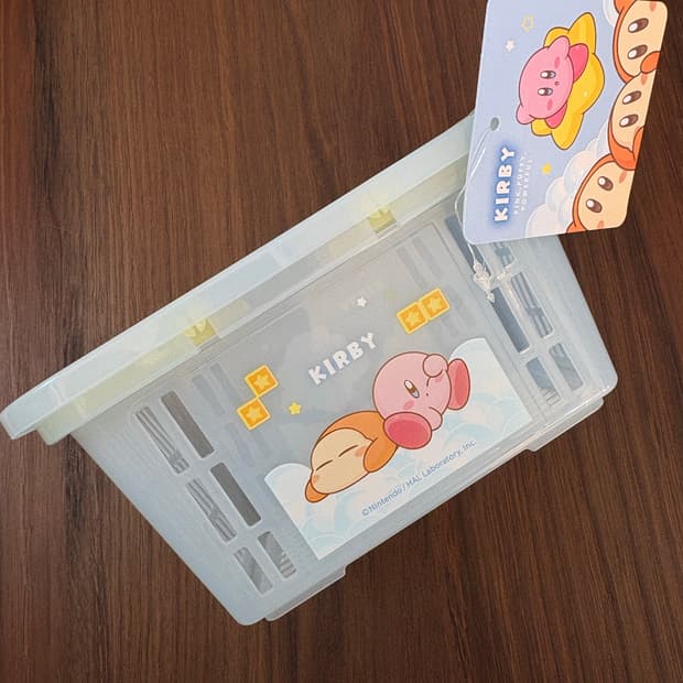 별의커비 바구니(하늘