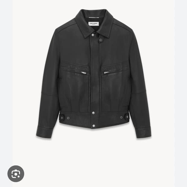 (54) 생로랑 레더 자켓