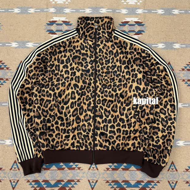 [2][M] 캐피탈 스무스 저지 레오파드 스턴트맨 앤 우먼 트랙 자켓