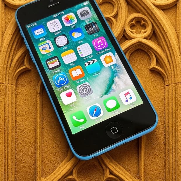 아이폰 5c 블루 32기가 #6145 내일 발송가능!