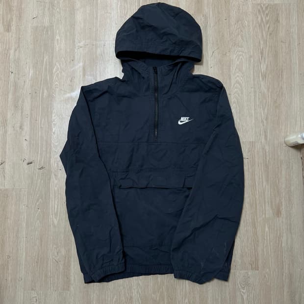 나이키 스우시 아노락 후드 바람막이 M/95 