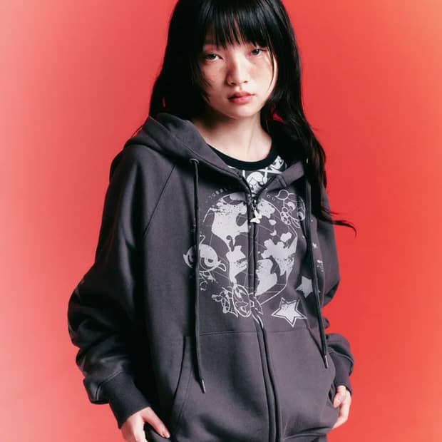 네스티팬시클럽 파워퍼프걸 후드집업