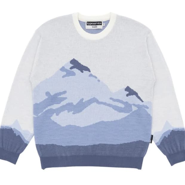 타입서비스 Mountain knit [Ivory]