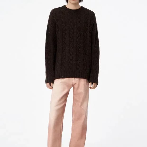 아워레가시 팝오버 니트