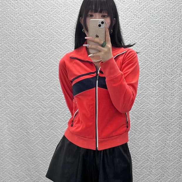 아디다스 올드스쿨 레트로 빈티지 스트릿 레이싱 집업 자켓 M C13473