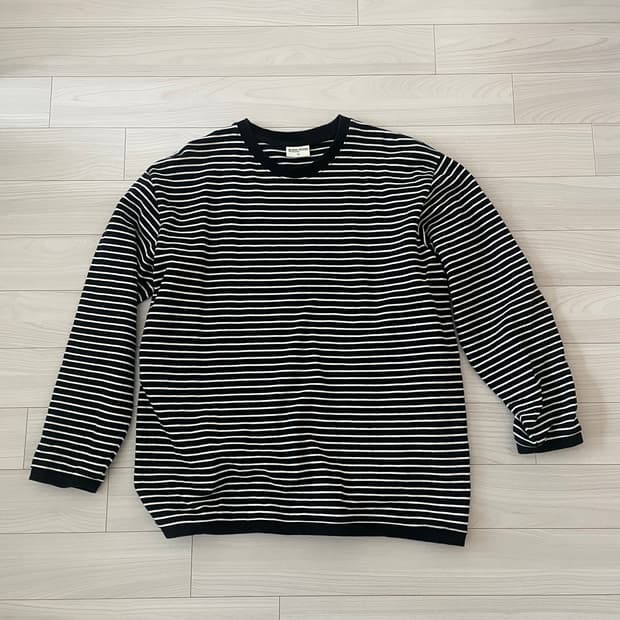 블랭크룸 스트라이프 긴팔 티셔츠 사이즈 3