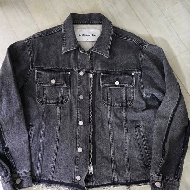 앤더슨벨 인사이드아웃 데님 자켓 M