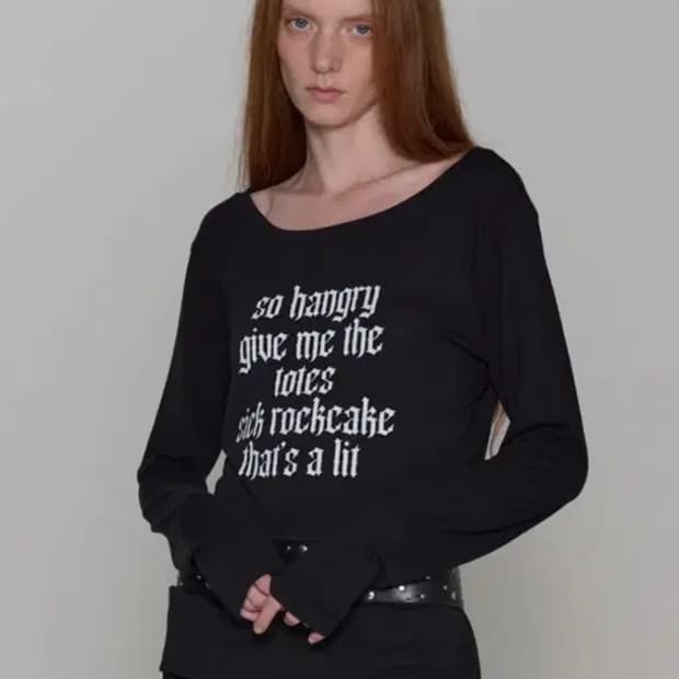 락케이크 롱슬리브 닝닝착용