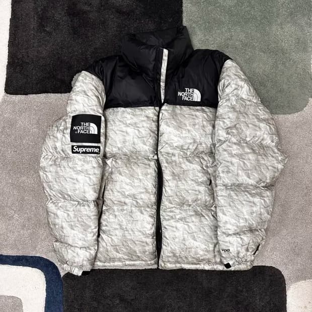 [L] 슈프림 노스페이스 페이퍼 눕시 