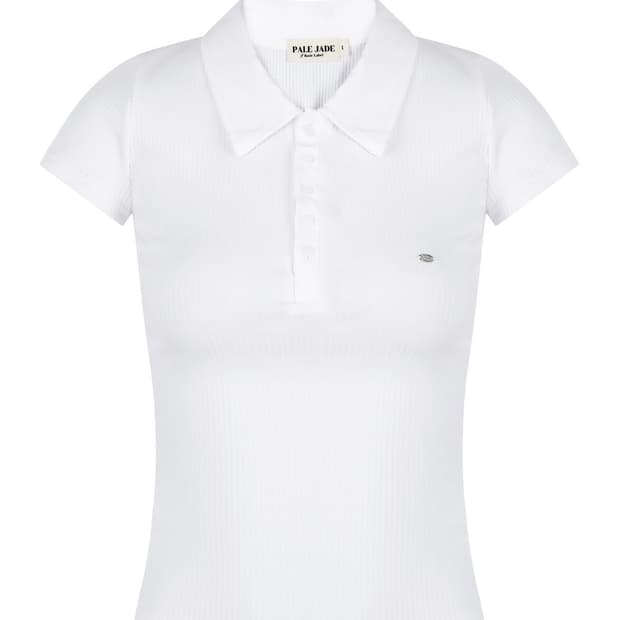 (택o) 페일제이드 Basic Collar Shirts T 티셔츠 화이트