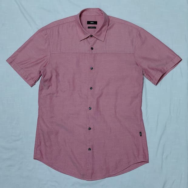 [M/95] 휴고보스(HUGO BOSS) Marco_5 슬림핏 반팔 셔츠