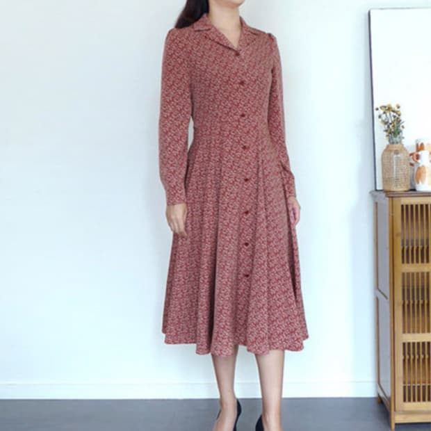 민타레트로(MINTA RETRO) 메이플원피스 55-66 새상품