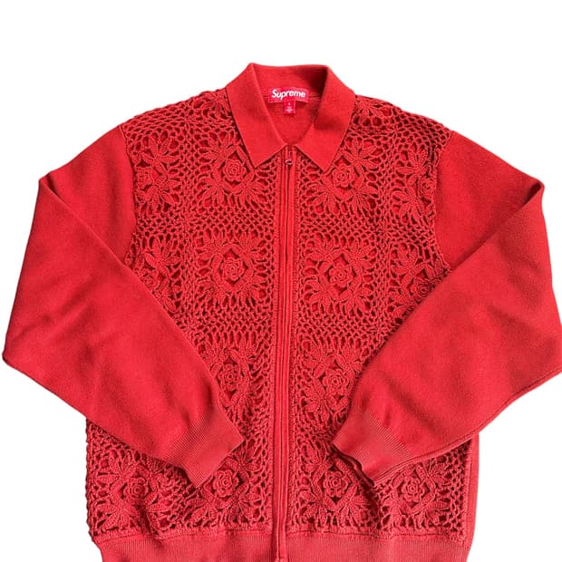 Supreme Chrochet Knit Cardigan - (S)