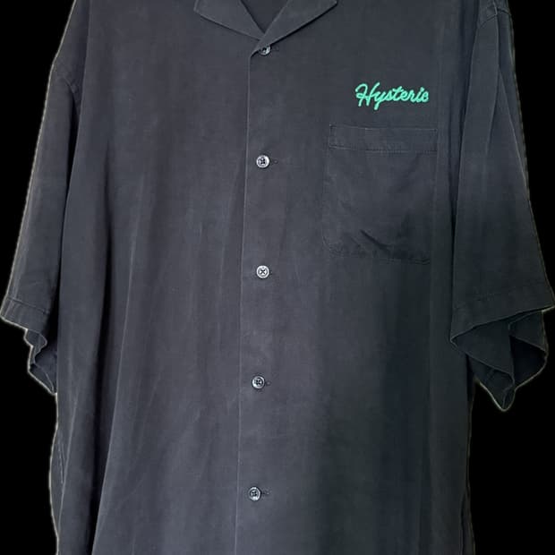 히스테릭 글래머 레이온 볼링셔츠