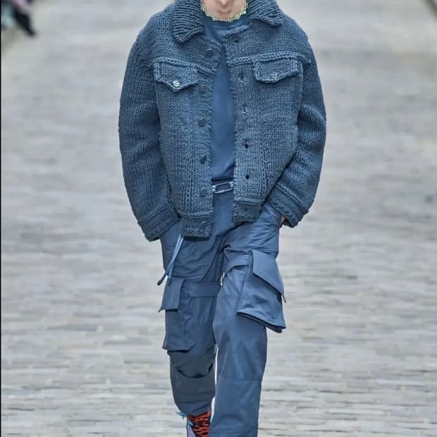 루이비통 트러커 가디건 