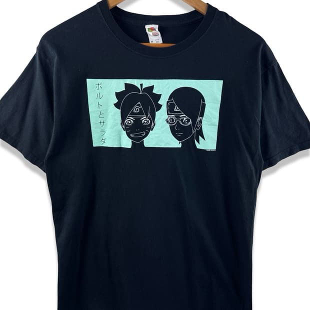 보루토x사라다 그래픽 부틀렉 애니 티셔츠2083