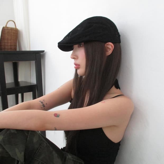 lace hunting cap