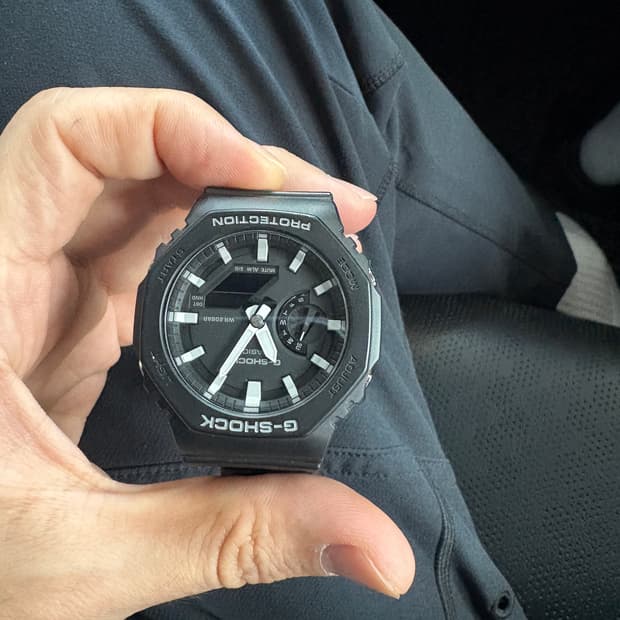 지얄오크 블랙 화이트 ga-2100