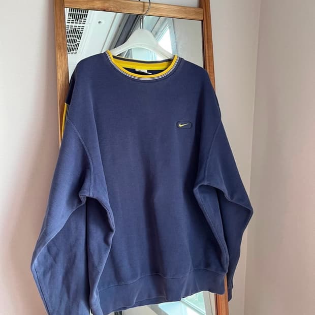 나이키재팬 빈티지 와플맨투맨 L size