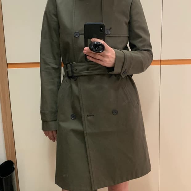 JOSEPH 조셉 트렌치코트 카키 38 / 클래식 더블 트렌치 / 상태좋