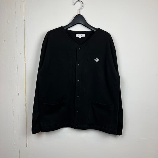 JPN 카이테키 남성 플리스 가디건 블랙 M